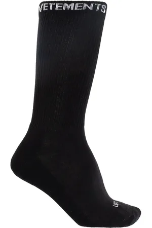 Vetements Sokken met intarsia logo