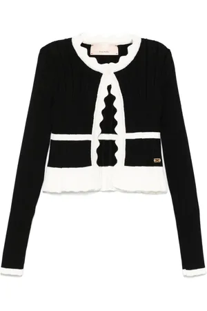 Elisabetta Franchi Vest met contrasterende afwerking