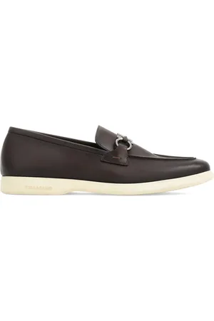 Salvatore Ferragamo Gancini leren loafers