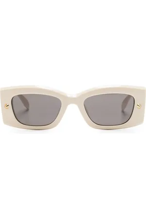 Alexander McQueen Bril met rechthoekig montuur
