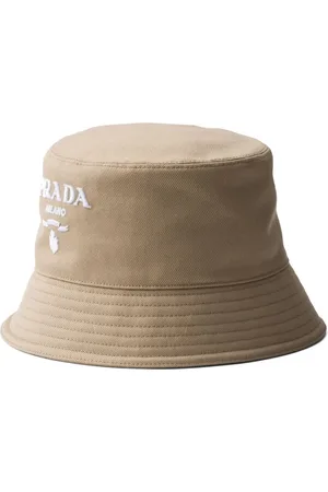 Prada Vissershoed met geborduurd logo