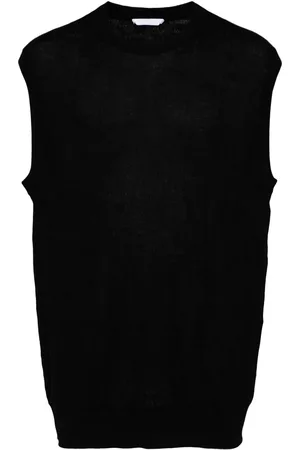 Helmut Lang Intarsia trui met ronde hals