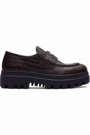 CAR SHOE Mocassins met krokodillenleer