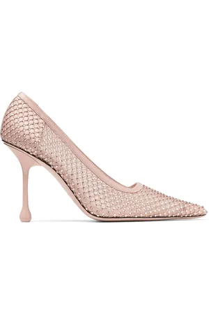 Jimmy Choo Ixia 95 mm satijnen pumps
