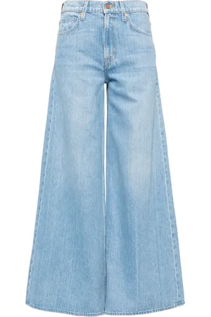 Mother Slung Sugar Cone Sneak low waist flared jeans