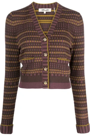 Diane von Furstenberg Vest met jacquard