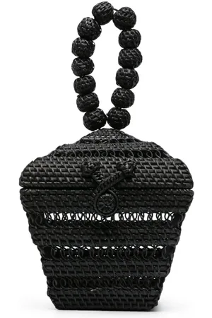 Cult Gaia Suri geweven shopper