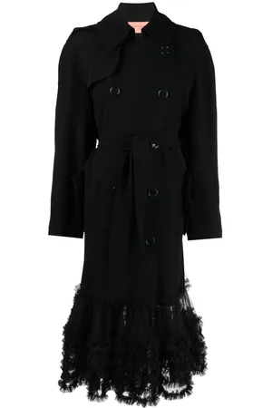 Viktor & Rolf Trenchcoat met ruche afwerking