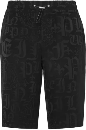Philipp Plein Bermuda shorts met monogram jacquard