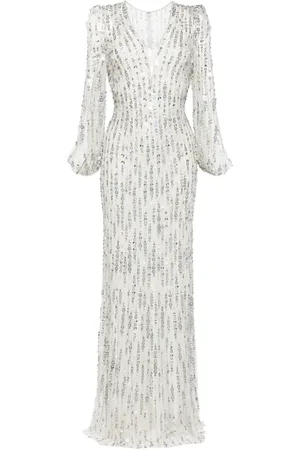 Jenny Packham Moondance avondjurk verfraaid met pailletten