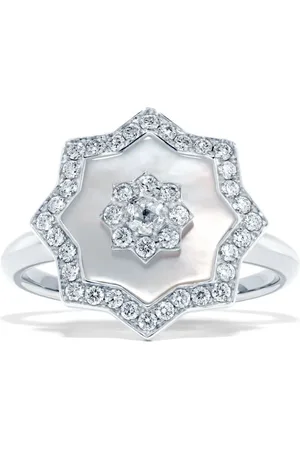 David Morris 18kt witgouden ring