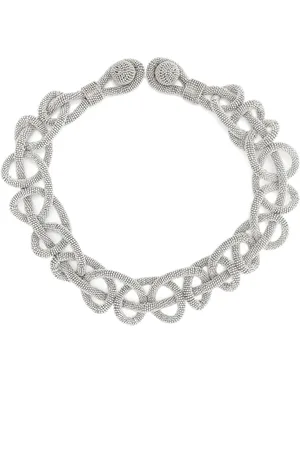 Fabiana Filippi Halsketting met stras en ketting
