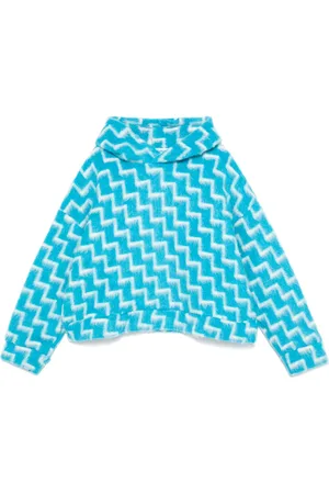 BONSAI Hoodie met geometrisch patroon