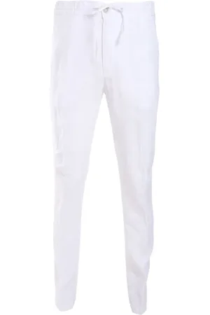 120% Lino Broek met trekkoordtaille