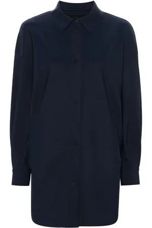 HERNO Blouse met gegraveerd logo