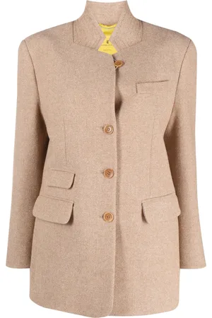 ERMANNO SCERVINO Jack met visgraatpatroon en enkele rij knopen