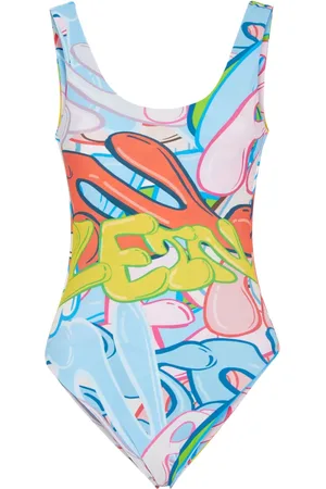 Philipp Plein Badpak met graffiti