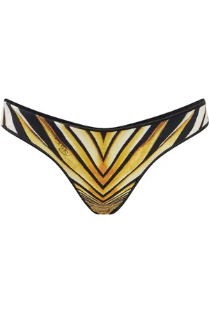 Roberto Cavalli Ray of Gold bikinislip met print