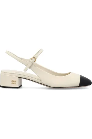 Miu Miu Leren slingback pumps