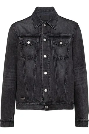 Prada Denim jack met logo