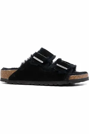 Birkenstock Arizona lammy sandalen