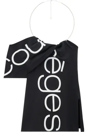 Courrèges Top met logoprint