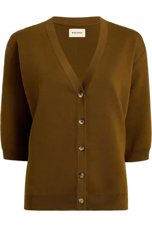 Khaite The Tedi fijngebreid vest