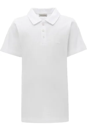 M. Moustache Poloshirt met geborduurd logo