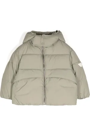 Emporio Armani Gewatteerd jack met logopatch