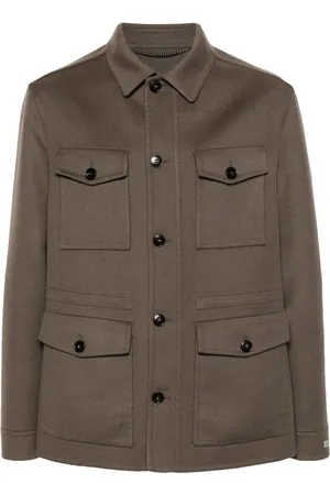 CANALI Jack met enkele rij knopen