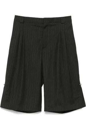 MUGLER Shorts met krijtstreep