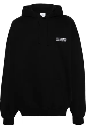 Vetements Hoodie met geborduurd logo