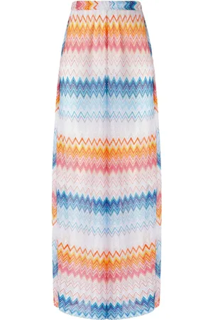 Missoni Lamé broek met zigzag patroon