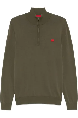 HUGO BOSS Katoenen sweater met logo