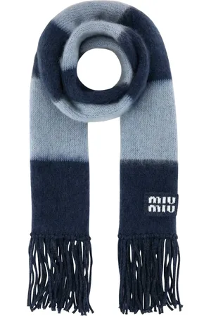 Miu Miu Sjaal met geborduurd logo