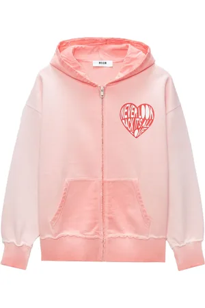 Msgm Hoodie met hartprint
