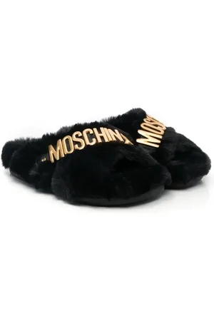 Moschino Sandalen van imitatiebont