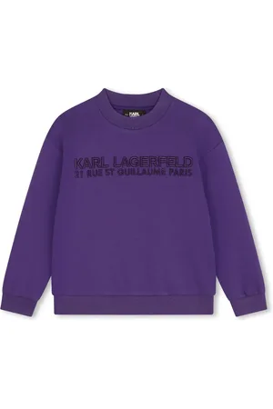 Karl Lagerfeld Jersey sweater met geborduurd logo