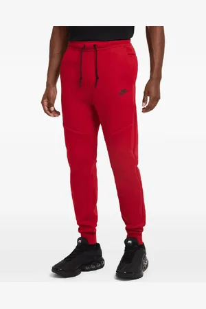 Nike Tech Fleece "Gym Red/Black" trainingsbroek