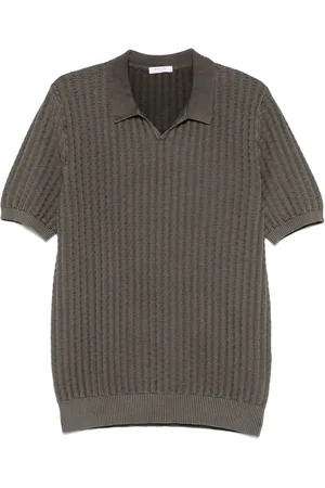 Boglioli Gebreid poloshirt
