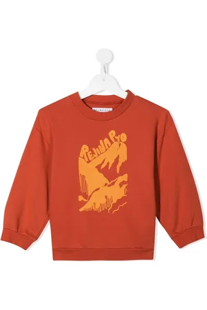 REJINA PYO Sweater met logoprint
