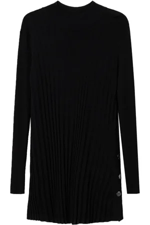 Twin-Set Geplooide trui met knoopdetail