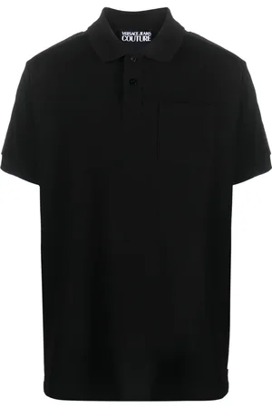 VERSACE Poloshirt met logoband
