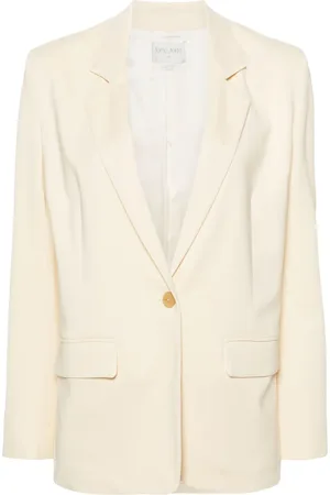 FORTE FORTE Blazer met enkele rij knopen