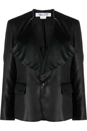 Comme des Garçons Blazer met enkele rij knopen