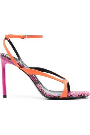 Sergio Rossi Leren sandalen