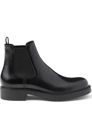 Prada Chelsea laarzen met geborstelde afwerking