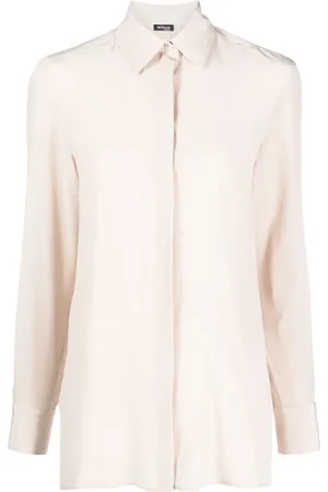 Kiton Zijden blouse
