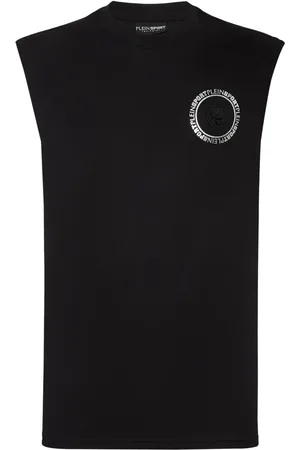 Philipp Plein Tanktop met logopatch en ronde hals
