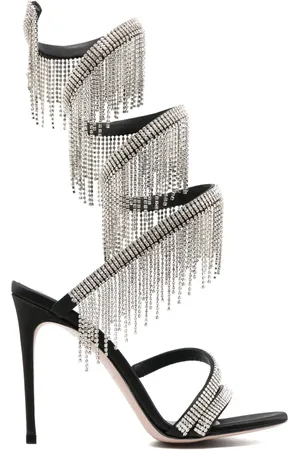 LE SILLA Jewels sandalen met franje
